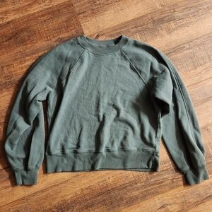 Abercrombie & Fitch Crewneck Sweatshirt Size Small In Green